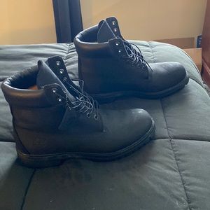 Black Timberland boots